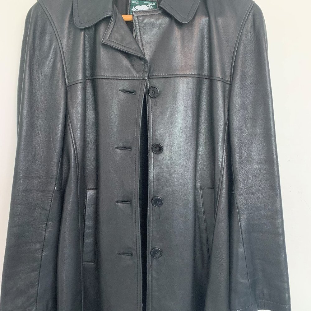 Vintage - Roots Leather Car Coat